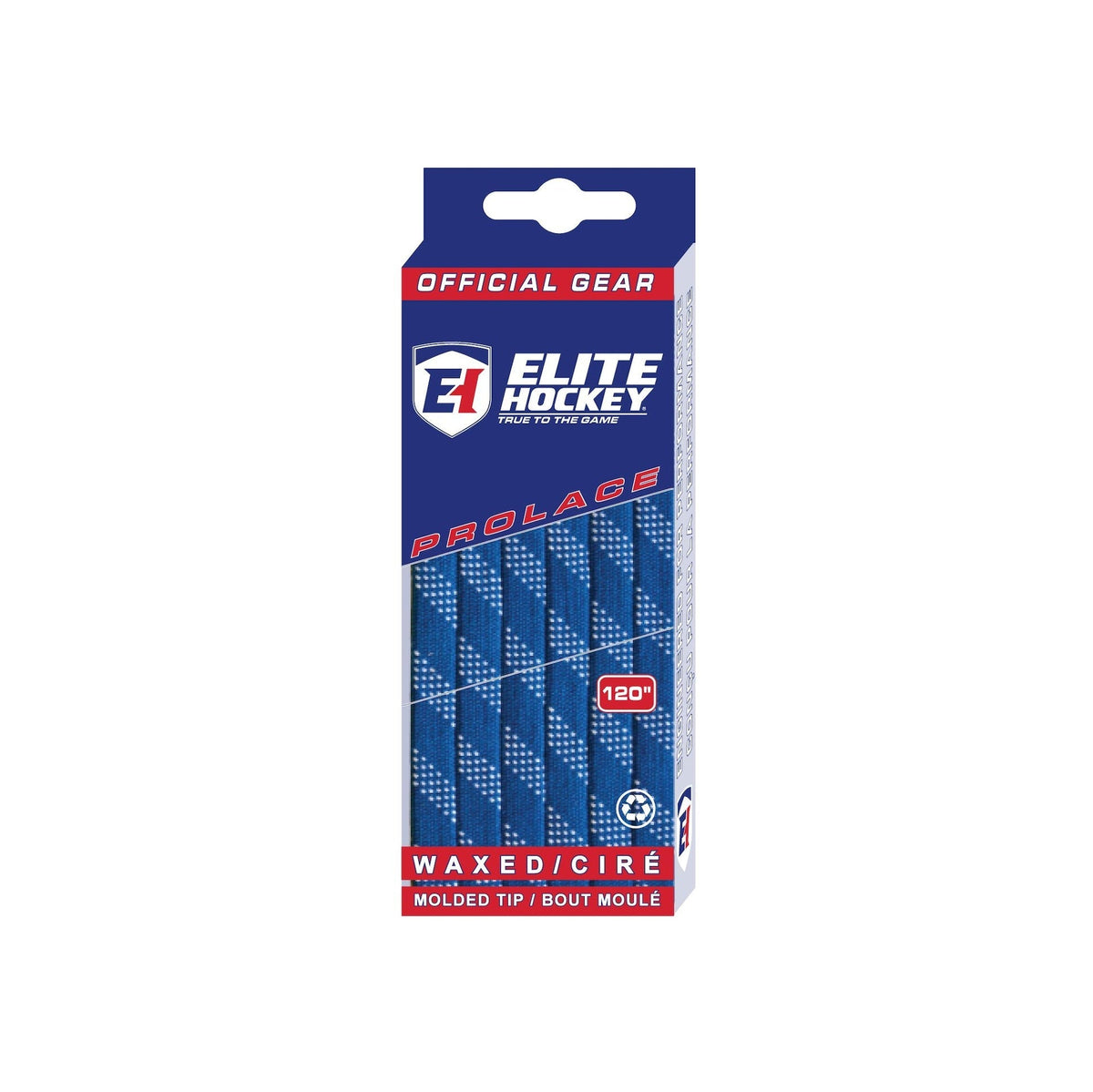 Hockey Prolace Skate Laces, Waxed, Navy, Assorted Sizes U7B3 - product image 1