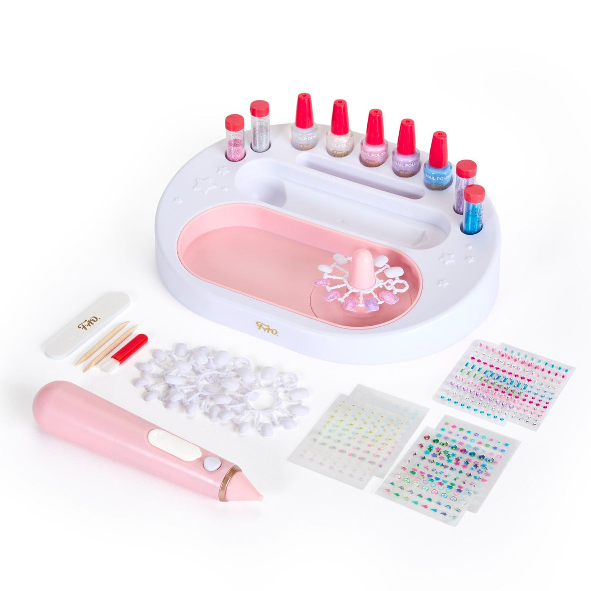 Girls Custom Glitter Nail Set, Pink W6H1 - product image 2