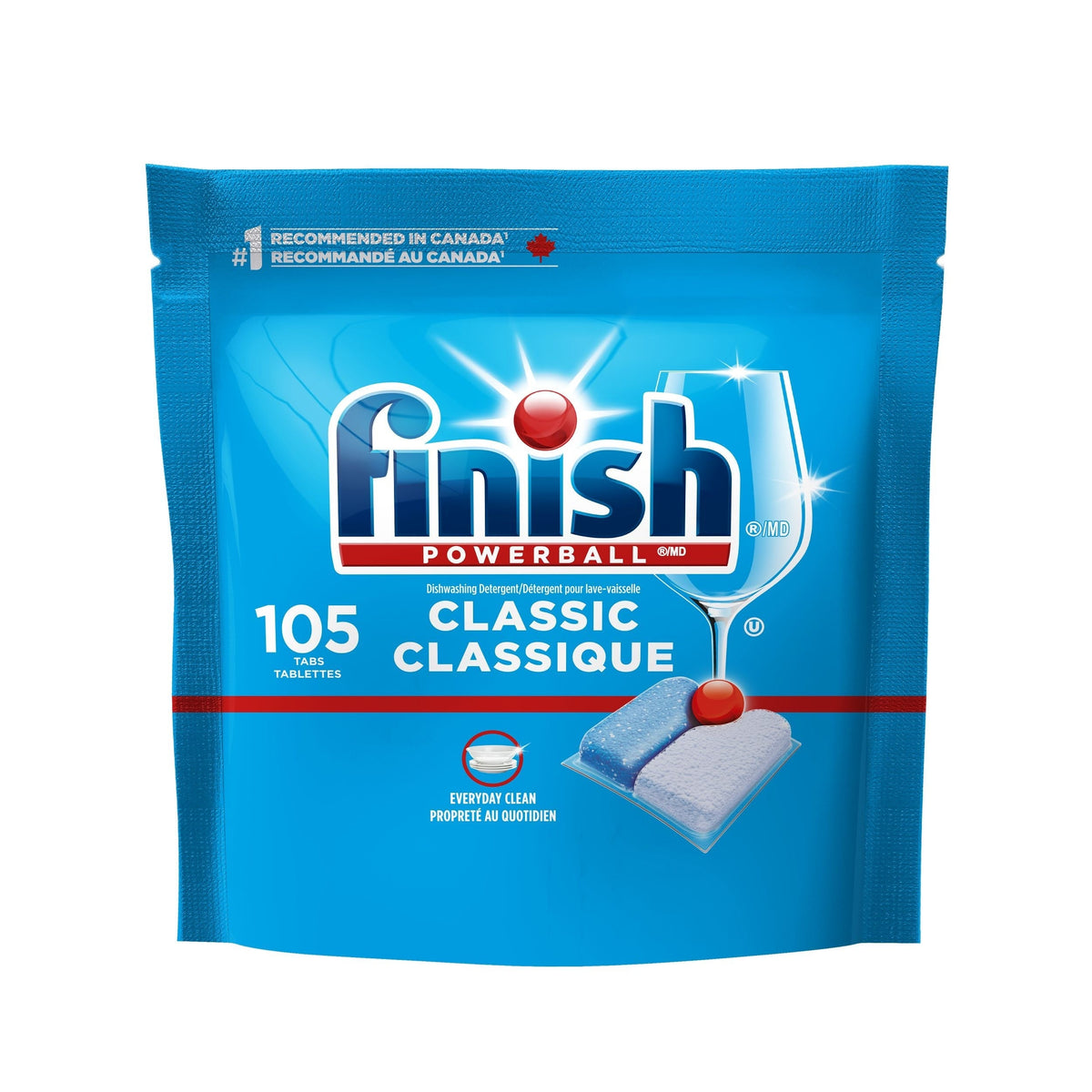 Powerball Classic Dishwasher Detergent Tabs, Fresh Scent, 105-pk E2V3 - product image 1