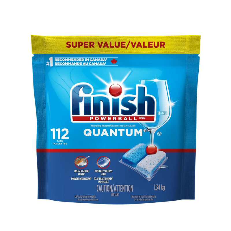 Powerball Quantum Dishwasher Detergent Tabs Super Value Pack, Fresh Scent, 112-pk B8D2
