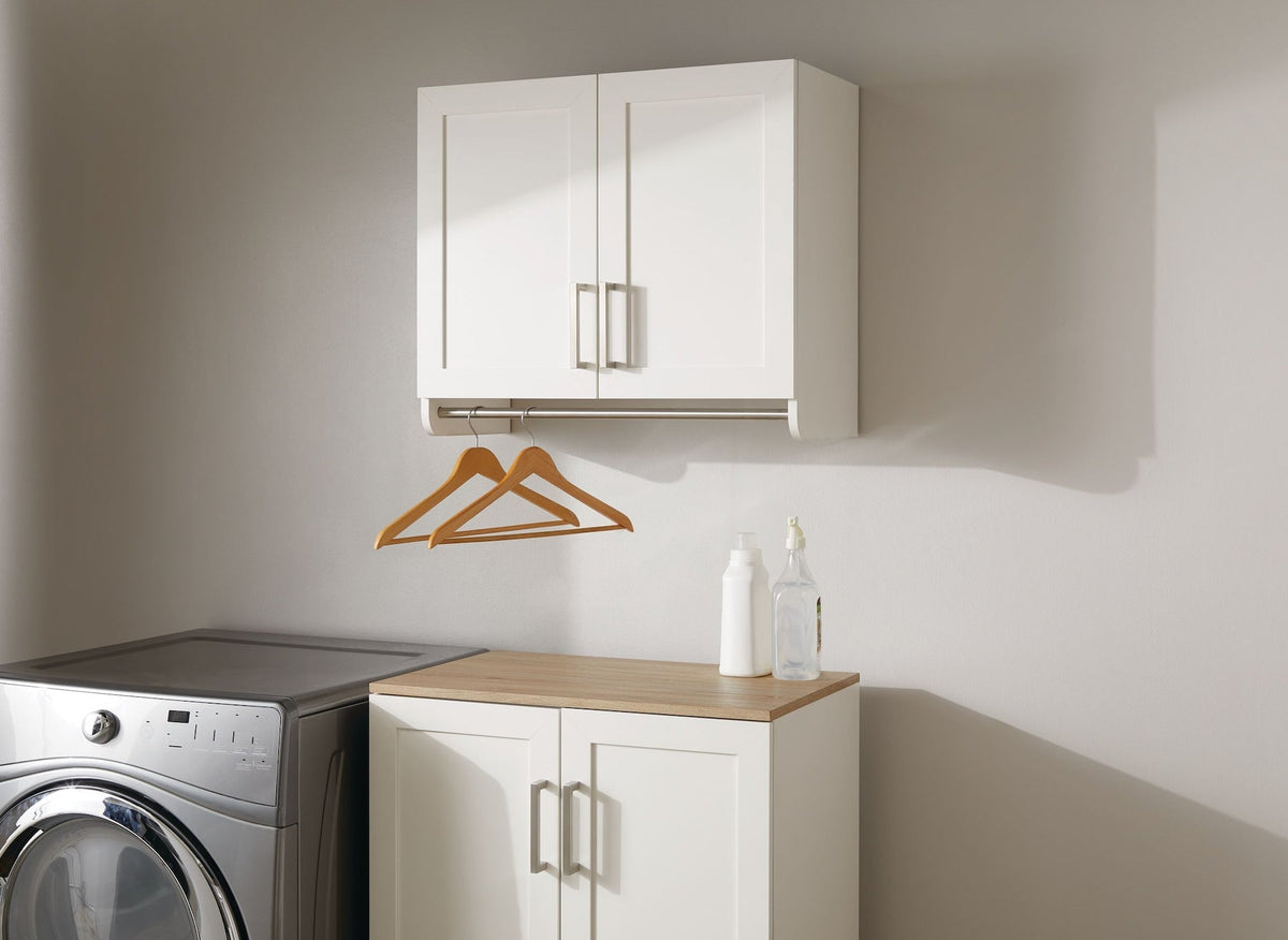 2-Door Wall Laundry Cabinet, White K1G8 - product image 7