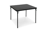 34-in x 34-in Portable Vinyl Top Metal Folding Card Game/Activity Table, Black U6E4 - product image 1
