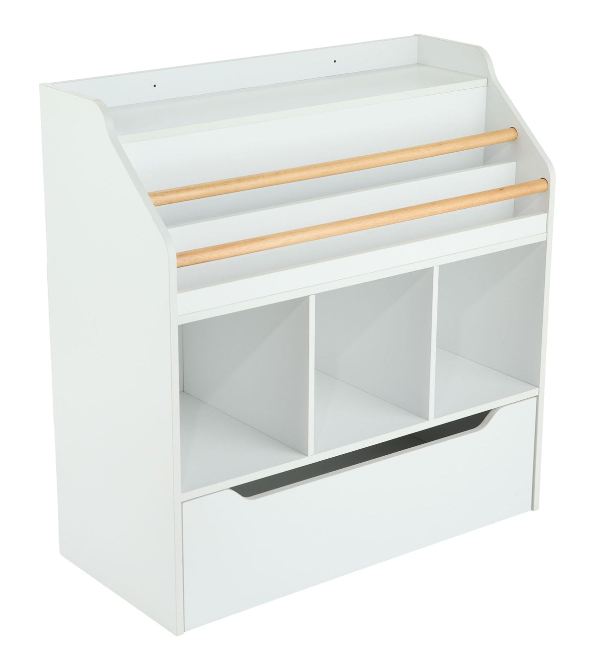Multi-Purpose Storage Organizer with Drawer, White K4T5 - product image 1