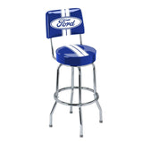Swivel Bar Stool with Backrest Z8G5 - product image 1