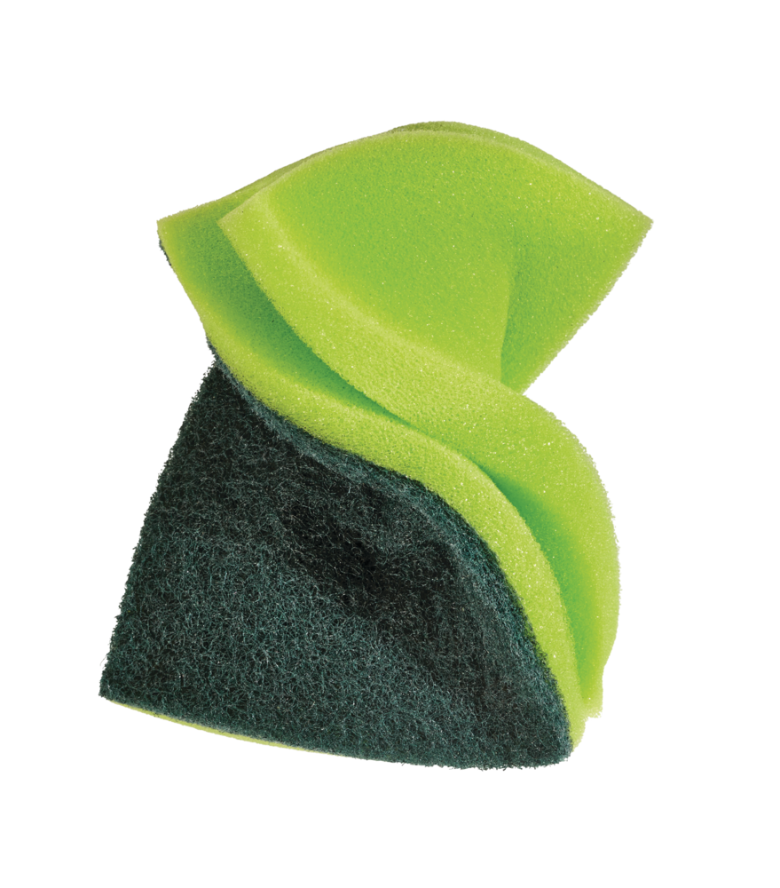 Heavy-Duty Dual Side Scrub Sponge & Pad, 6-pk H1R6 - product image 1