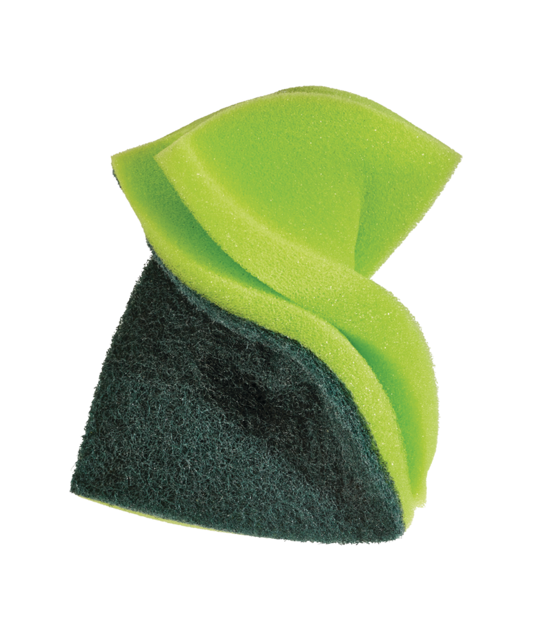 Heavy-Duty Dual Side Scrub Sponge & Pad, 6-pk H1R6