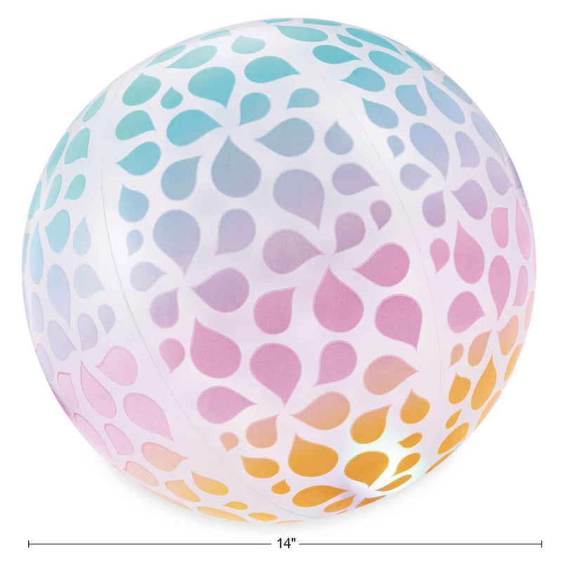Fun Glow Beach Ball, LED Lights, Ages 9+ M3B2