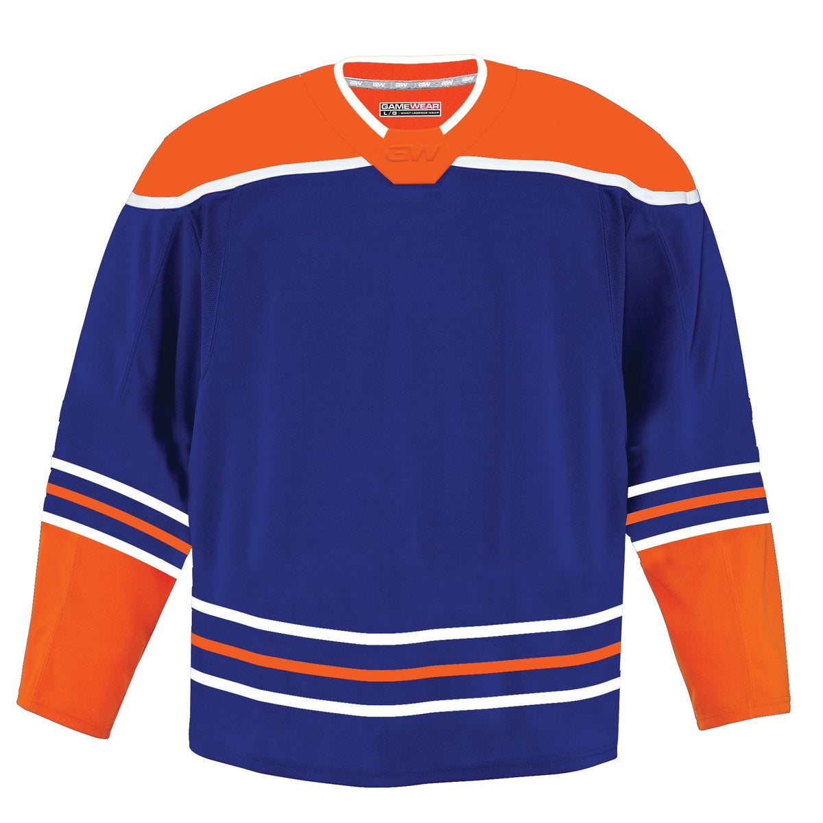 8500 Pro Team Hockey Jersey, Junior, Edmonton Oilers Home Colours, Various Sizes L5T8 - product image 1