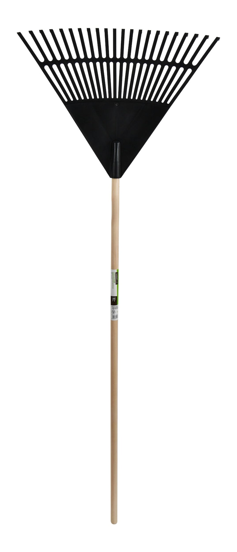 Garden Club 22-in Wide Poly 22-Tine Leaf Rake, 59-in Hardwood Shaft P0W8 - product image 1