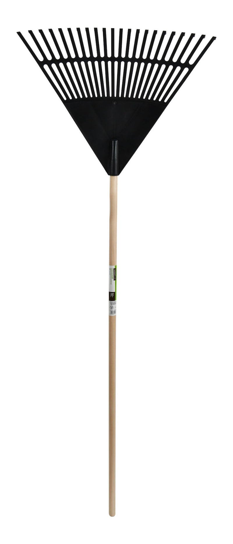 Garden Club 22-in Wide Poly 22-Tine Leaf Rake, 59-in Hardwood Shaft P0W8