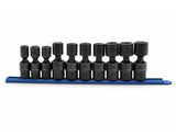 6 Point Standard Drive X-Core Pinless Universal Impact Socket Set, Metric, 1/2-in, 10-pc D6R3 - product image 1