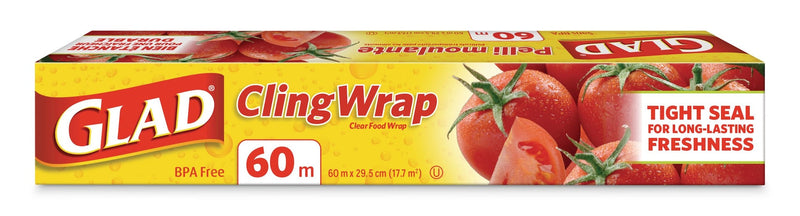 Cling Plastic Wrap, 196-ft, BPA-Free with Superior Seal for Freshness R9S8