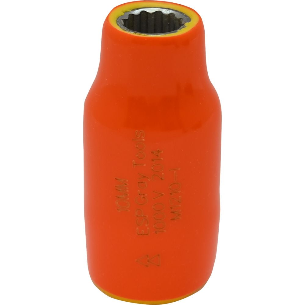 Tools 1/2-in Drive Standard Length Socket, Assorted Sizes, Metric, 12 Point, 1000V Insulated H3O4 - product image 1