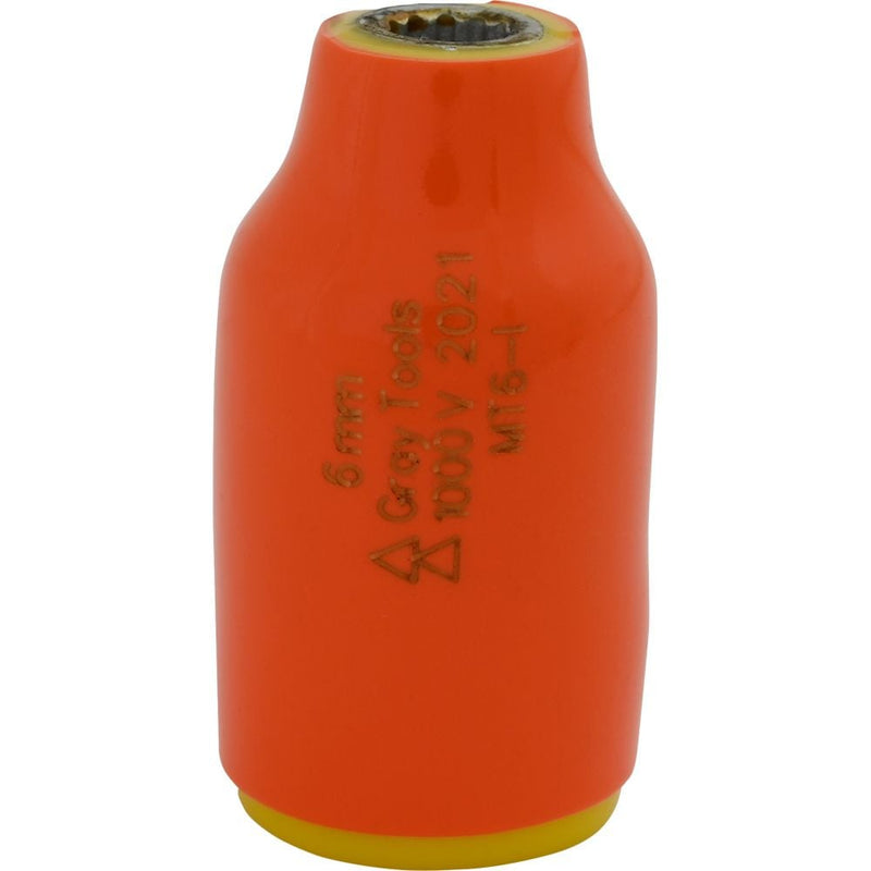 Tools 3/8-in Drive Standard Length Socket, Assorted Sizes, 12 Point, 1000V Insulated O2D5