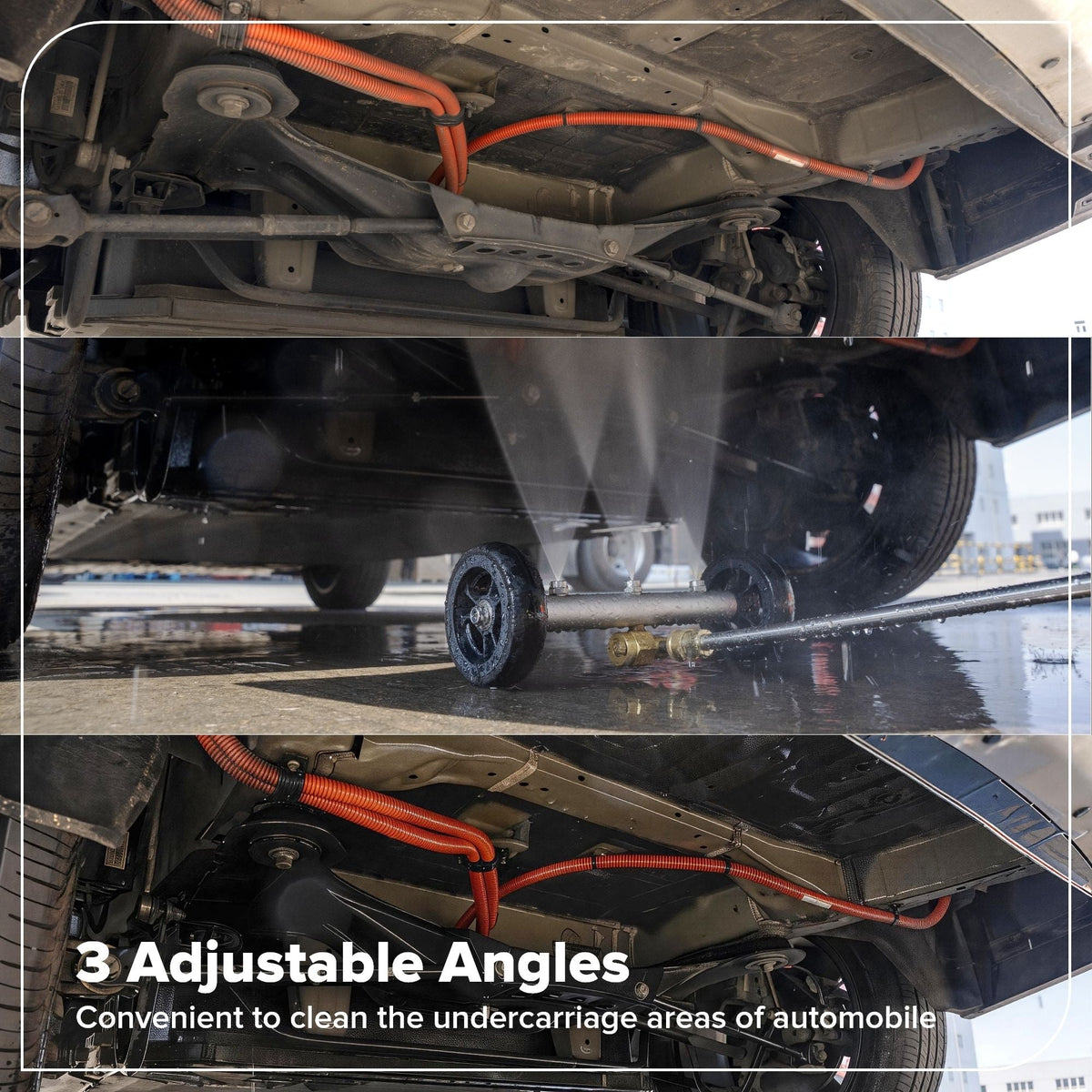 2-in-1 Water Broom & Undercarriage Cleaner, Pressure Washer Attachment F3B2 - product image 4