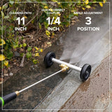 2-in-1 Water Broom & Undercarriage Cleaner, Pressure Washer Attachment F3B2 - product image 5