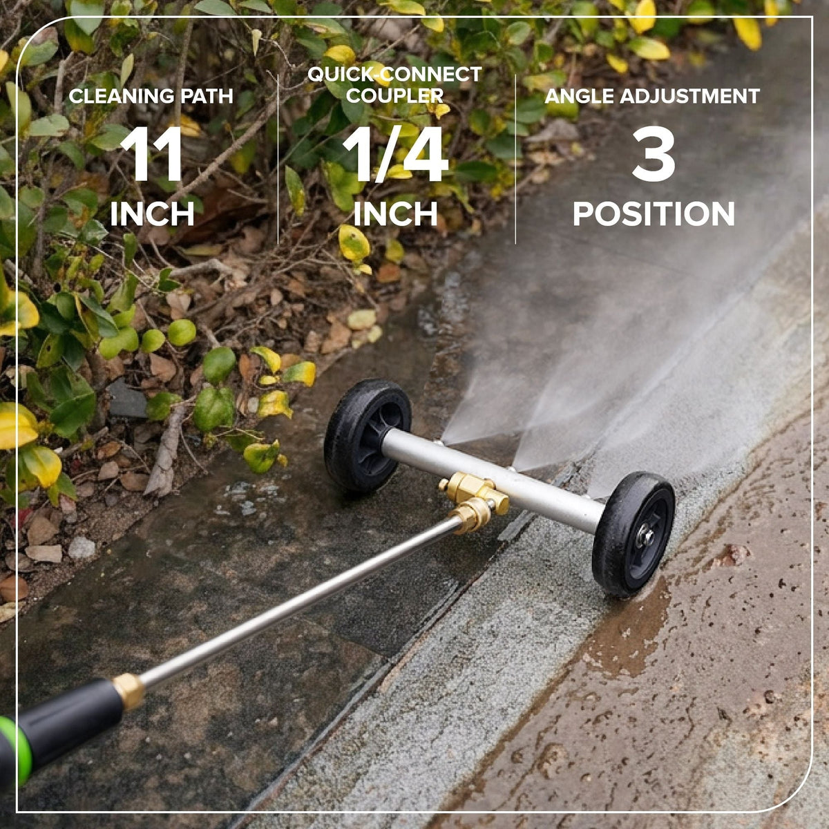 2-in-1 Water Broom & Undercarriage Cleaner, Pressure Washer Attachment F3B2 - product image 5