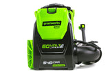 Pro 60 V 160 MPH - 540 CFM Lithium-ion Backpack Leaf Blower, Tool Only D0G9 - product image 4