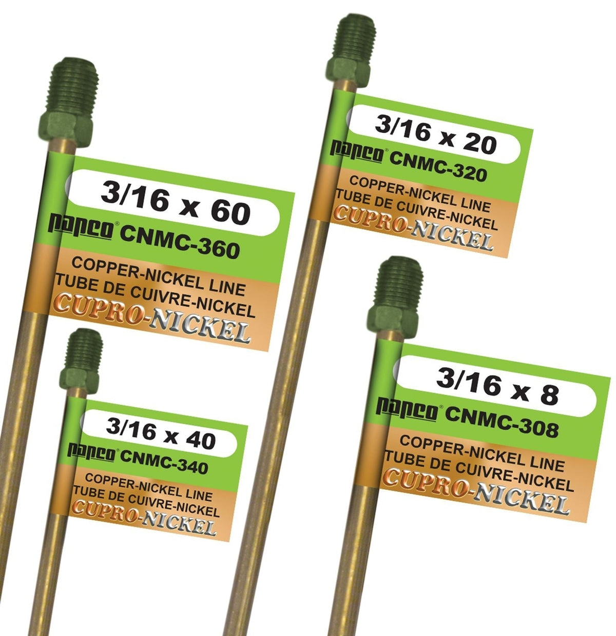 CNMC320 Nickel Brake Line, European, 20 x 3/16-in Please make sure this part fits your need X4D9 - product image 1