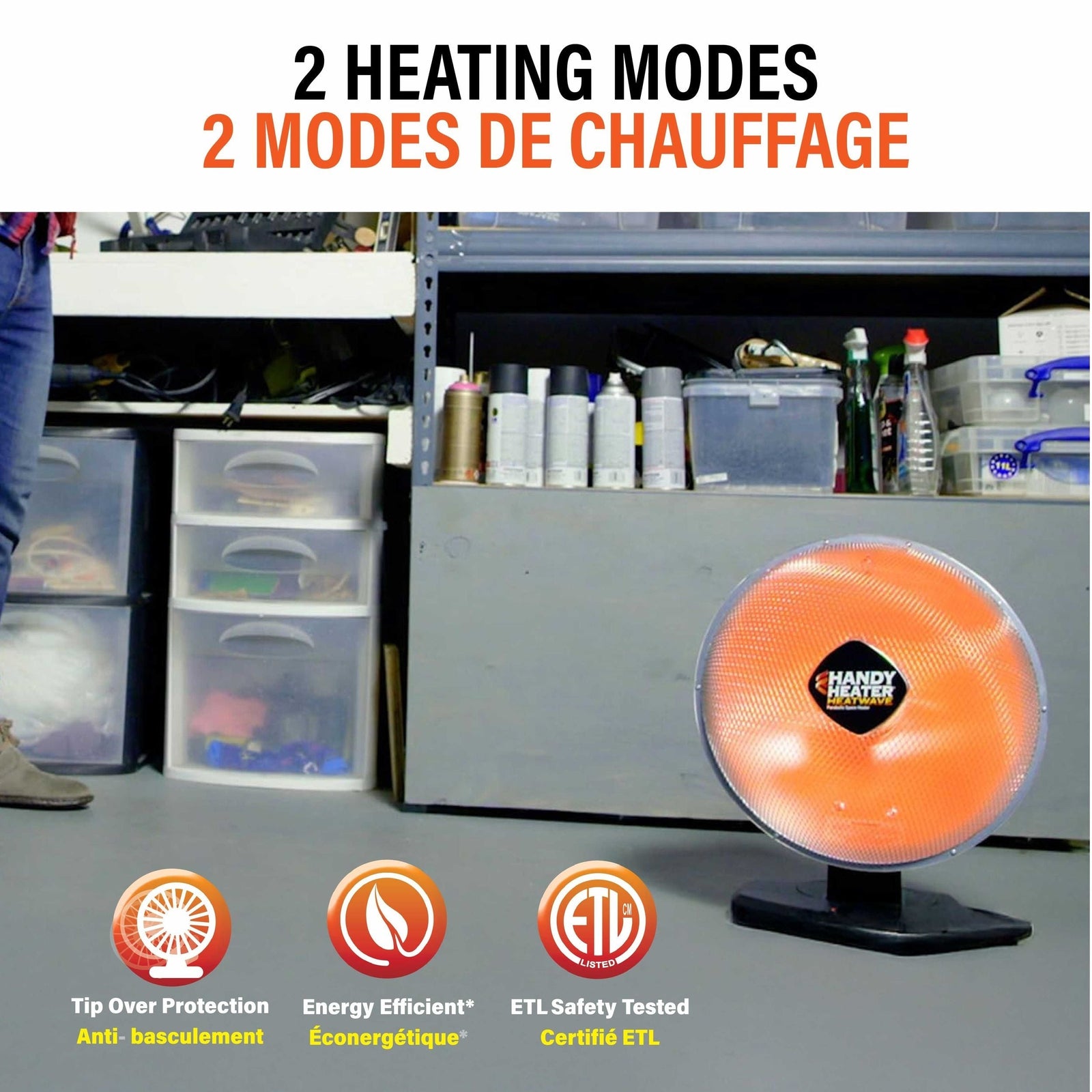 Heater Heatwave Space Heater X0J6 - product image 5