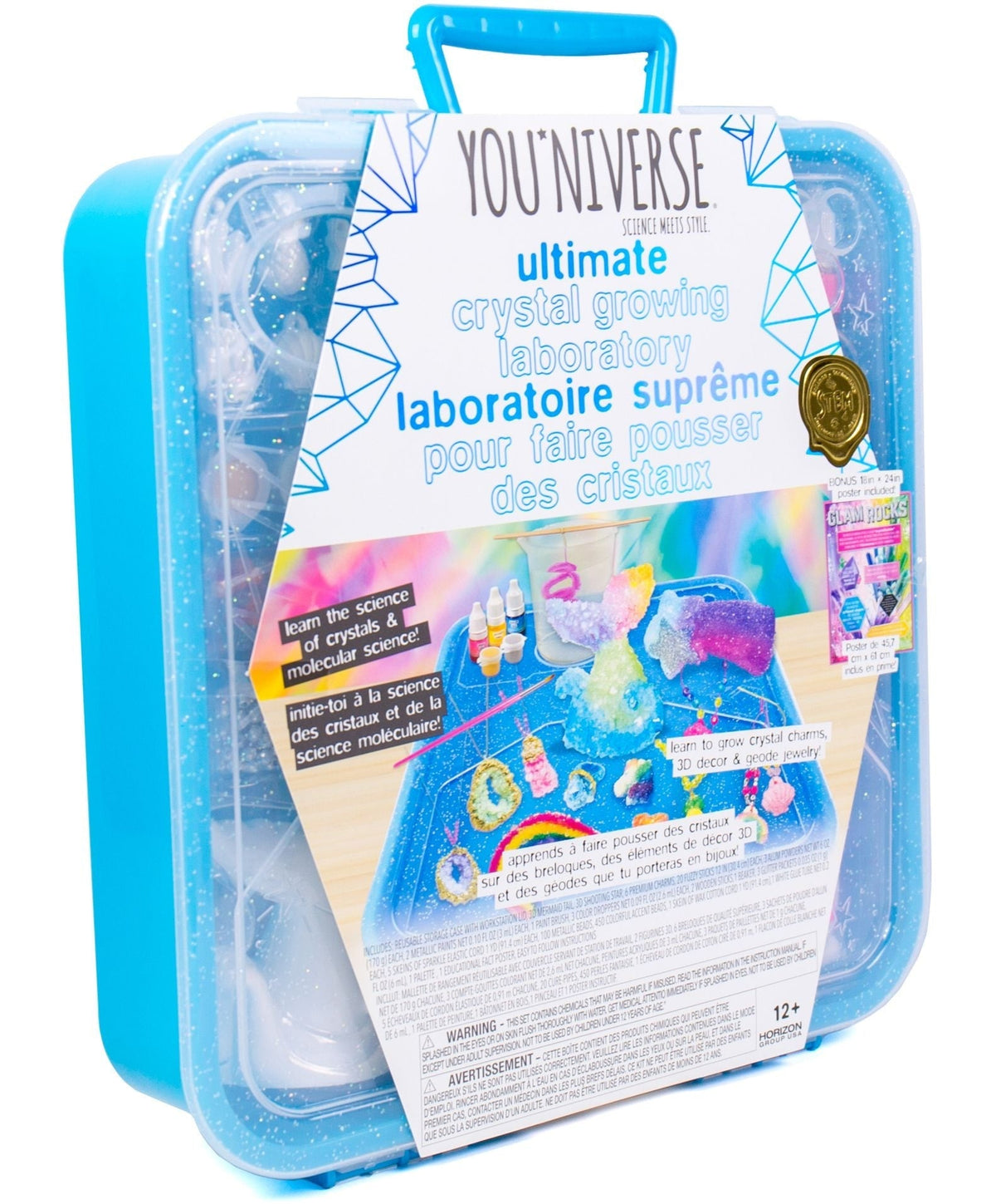 You*Niverse Ultimate Crystal Growing Laboratory Kit For Science & Learning, Ages 12+ B2Q6 - product image 1