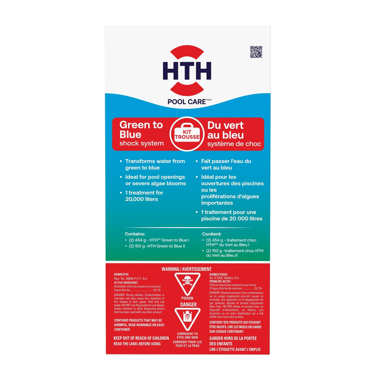 Green to Blue Pool Shock System for Swimming Pools X3Y6 - product image 1