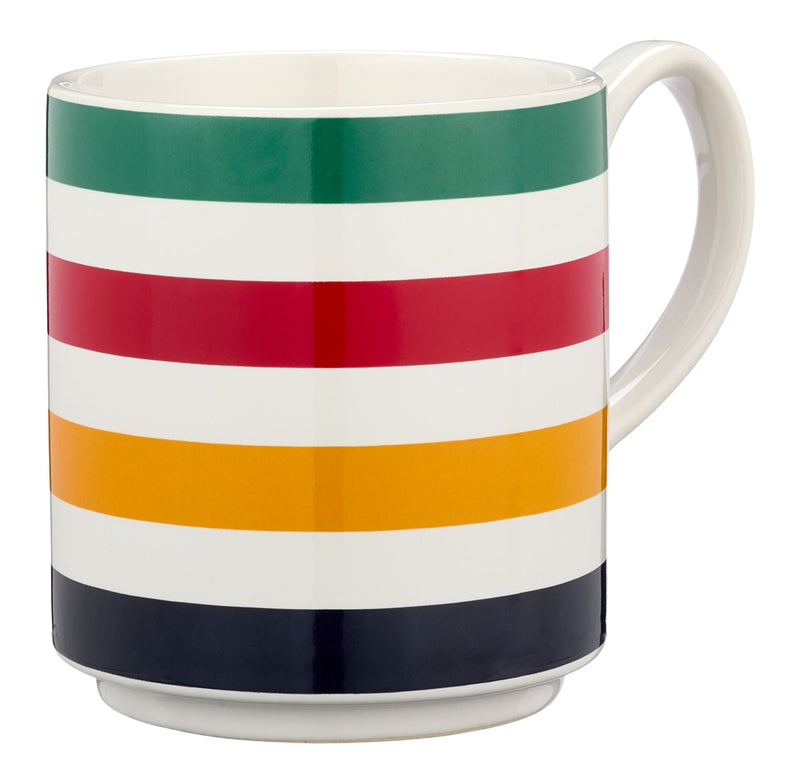 Bay Stripes Signature Classic Mug, 375-mL, Multi-Coloured Q0O6