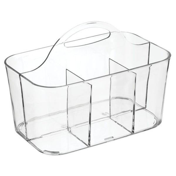 RPET Clarity Bathroom Organizer Caddy, Clear I5Y2