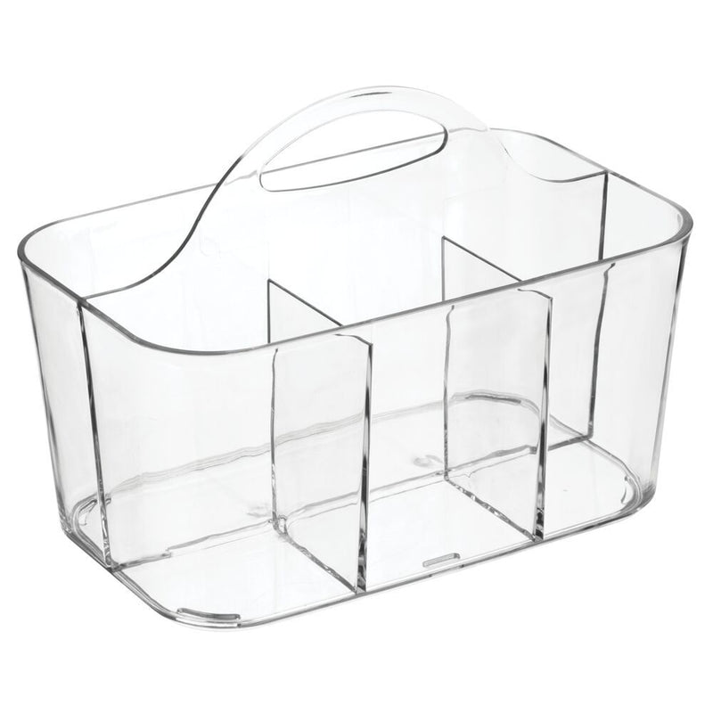 RPET Clarity Bathroom Organizer Caddy, Clear I5Y2