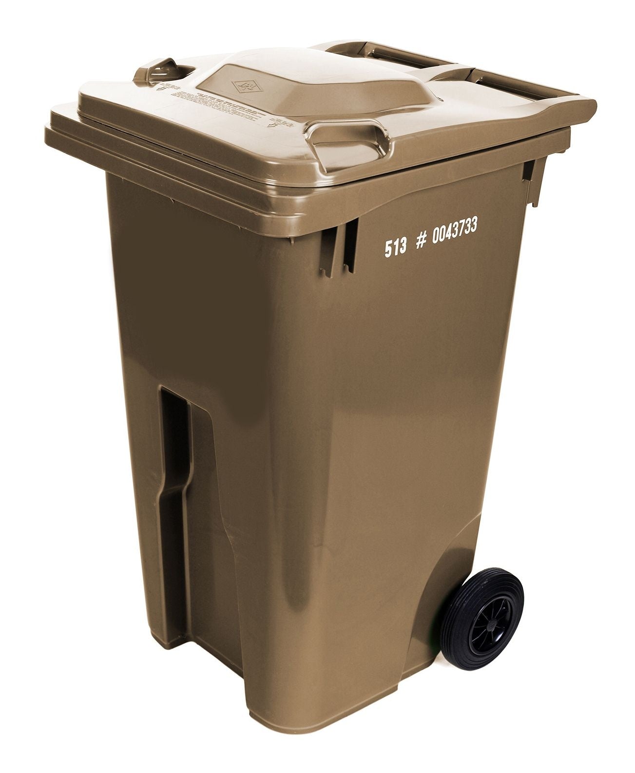 Mastercart Plastic Rectangular Wheeled Compost Bin, Brown, 242-L X2M7 - product image 1