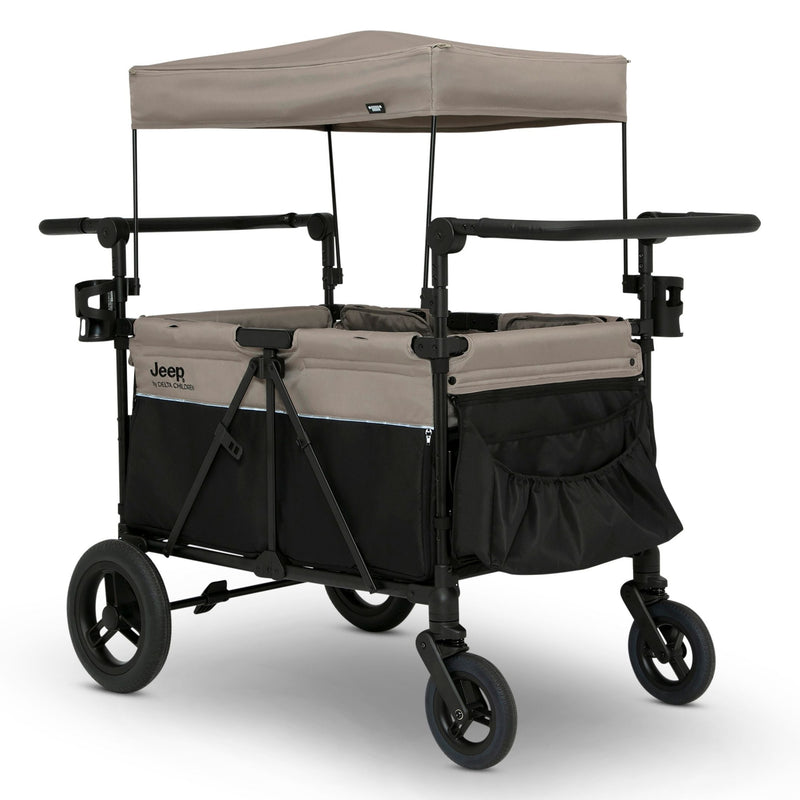 Gladiator Stroller Wagon by Delta Children, Black/Tan R8H5