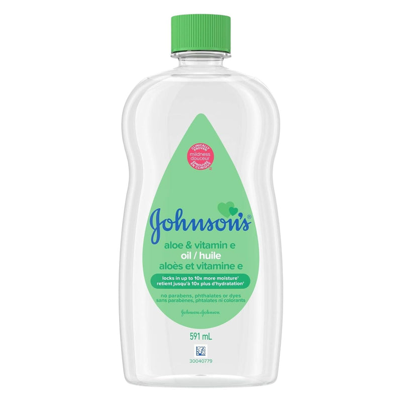 Aloe and Vitamin E Baby Oil, 591-mL V8D8