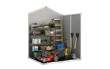 Manor Resin Outdoor Storage Shed with Fixed Window, Grey, 6-ft x 5-ft O5T2 - product image 2
