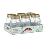 Regular Mouth Glass Mason Jars with Sealing Lids, 500 mL, 6 Count T2O0 - product image 1
