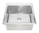 Steel Queen Dual Laundry Mount Single Sink,10-in deep B3G5 - product image 1