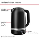 Electric Kettle with Swivel Base, Matte Black, 1.7-L R4W4 - product image 3