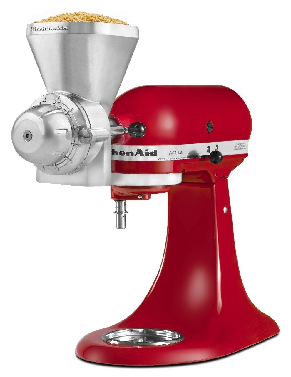 Grain Mill Stand Mixer Attachment with 12 Grind Levels B3F5 - product image 3
