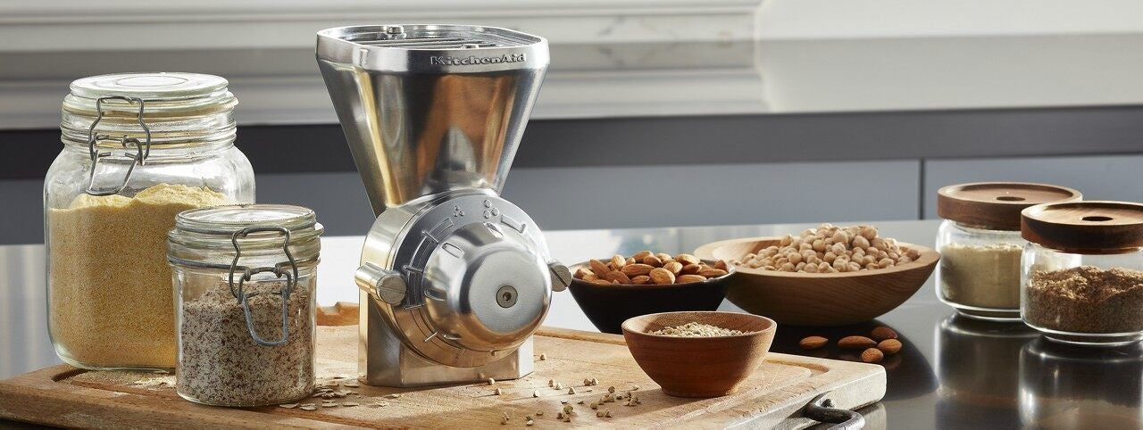 Grain Mill Stand Mixer Attachment with 12 Grind Levels B3F5 - product image 6