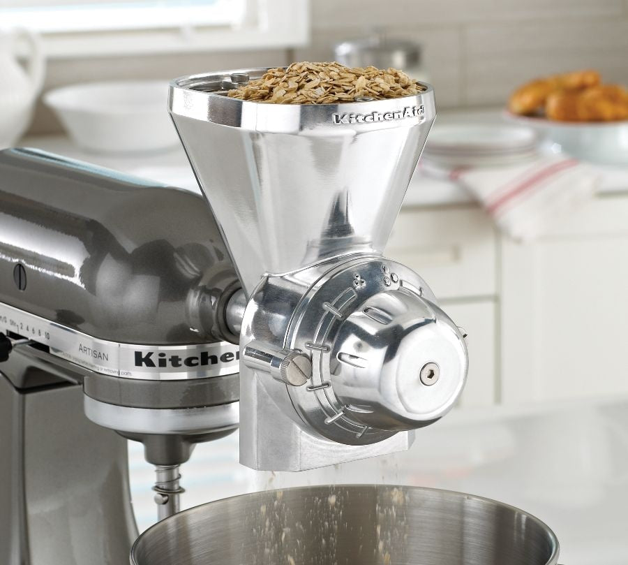 Grain Mill Stand Mixer Attachment with 12 Grind Levels B3F5 - product image 7