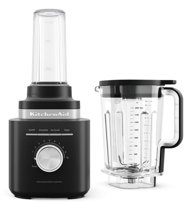 Single Blender with Jar, Precision Control, Black R0C4