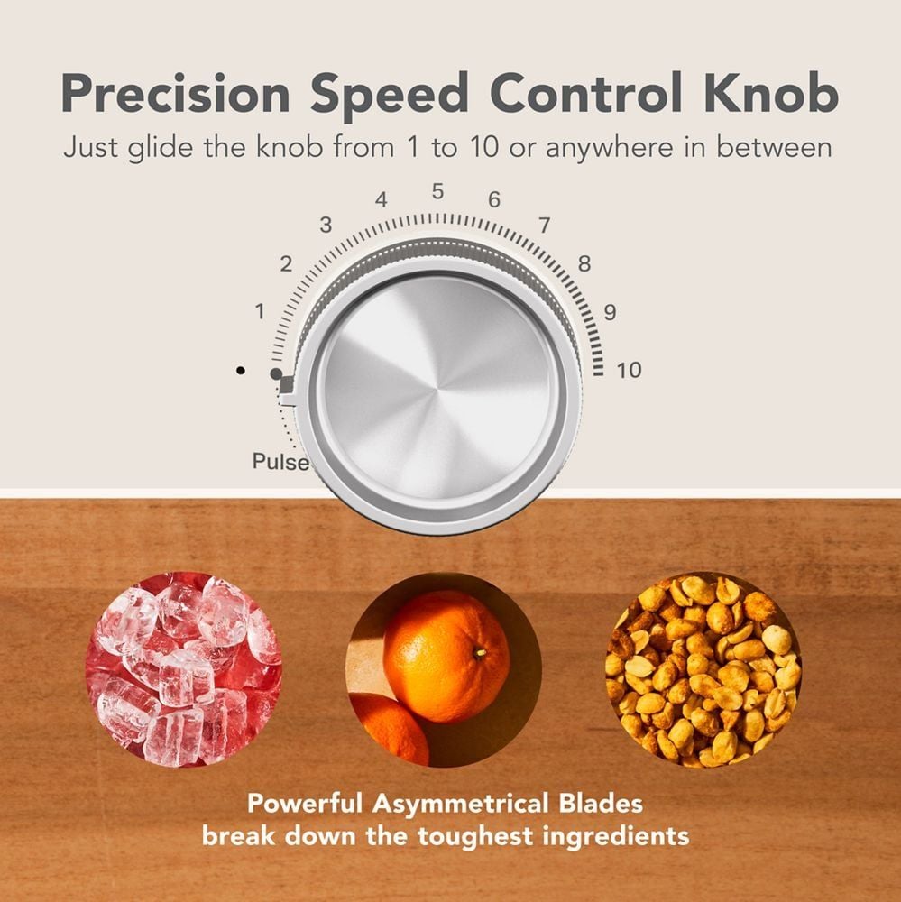 Single Blender with Jar, Precision Control, Black R0C4 - product image 6
