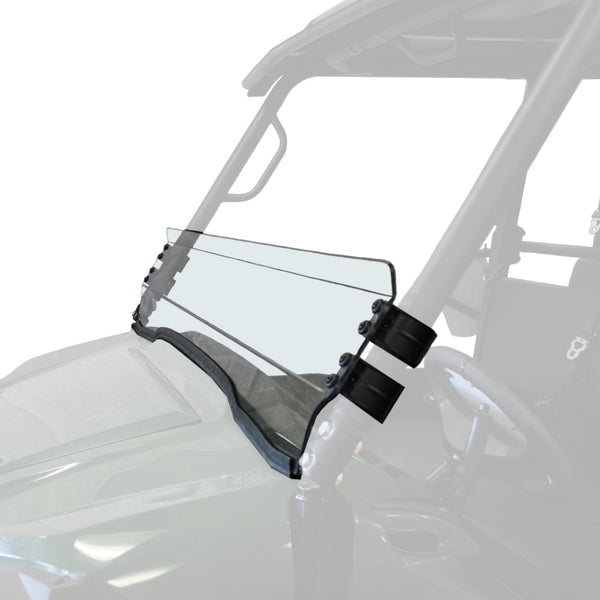 Uncoated Half Fixed Windshield, Mule PRO FX/T Y4U9