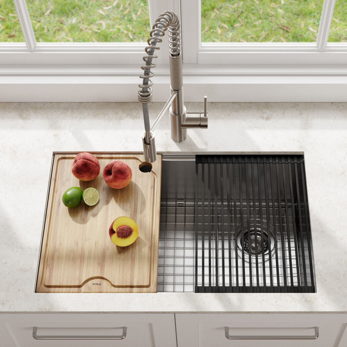 Kore Undermount Stainless Steel Single Bowl Kitchen Sink with Add-Ons, 27x19x11-in F7V7 - product image 5