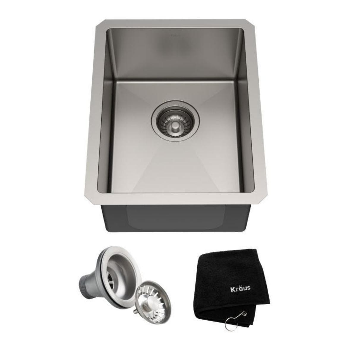Standart PRO 16-Gauge Undermount Single Bowl Stainless Steel Kitchen Bar Sink, 14-in O8D4 - product image 1