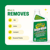 Brush-Wash Cleaner & Renewer For Oil, Latex & Enamel Paint, Non-Toxic, 946-mL A2U9 - product image 6