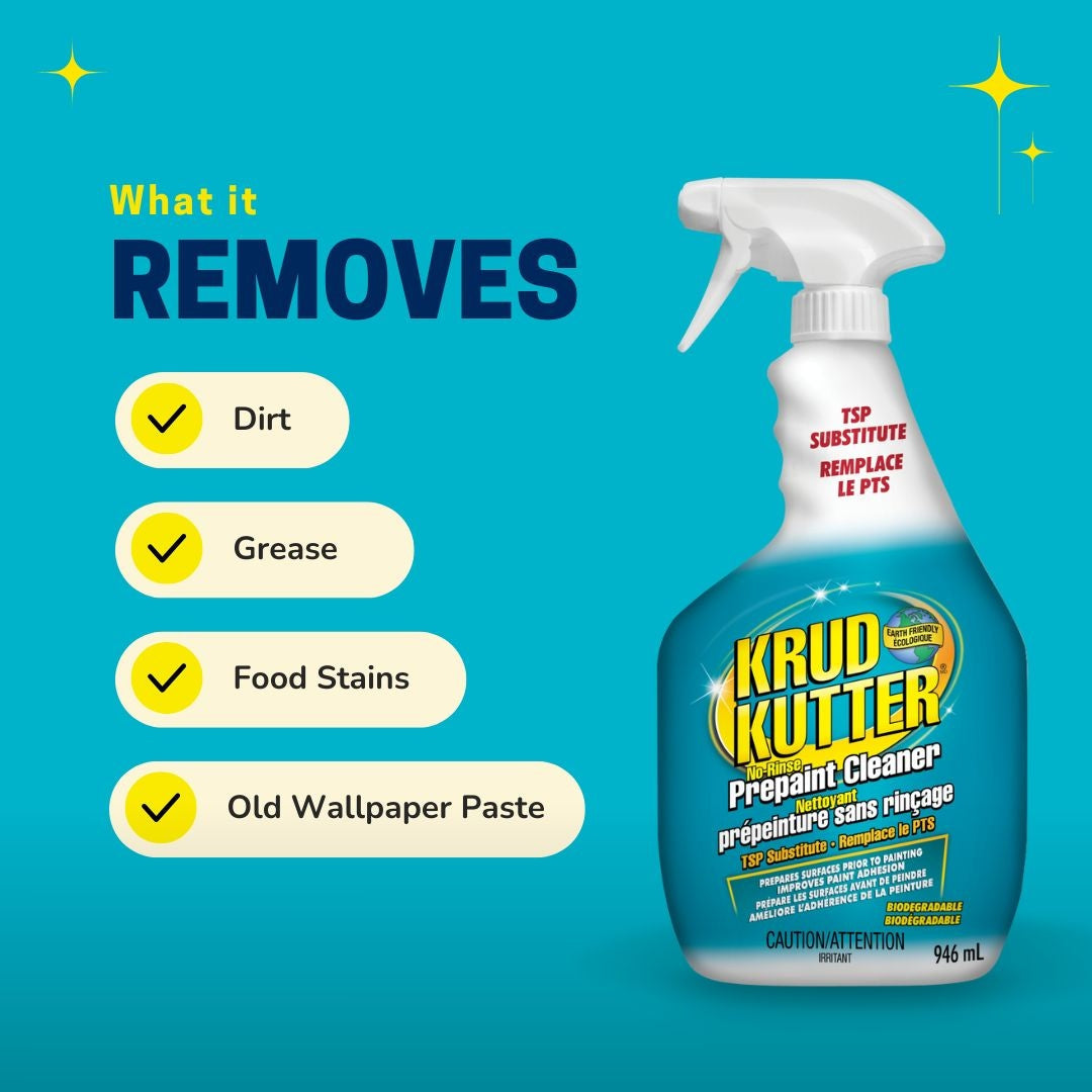 Prepaint Cleaner, No-Rinse TSP Substitute, Cleans & Deglosses Surfaces 946-mL U3W8 - product image 5