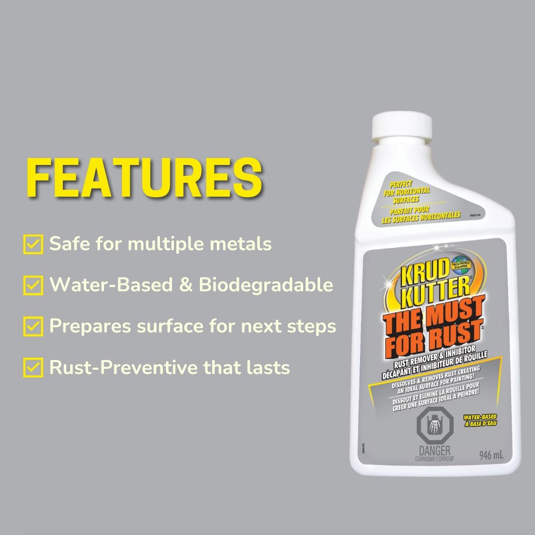 Water-Based Liquid Rust Remover & Inhibitor, Biodegradable, 946-mL Z2C3 - product image 6