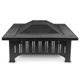 Square Wood Burning Fire Pit in Black, 34-in L6F2 - product image 2