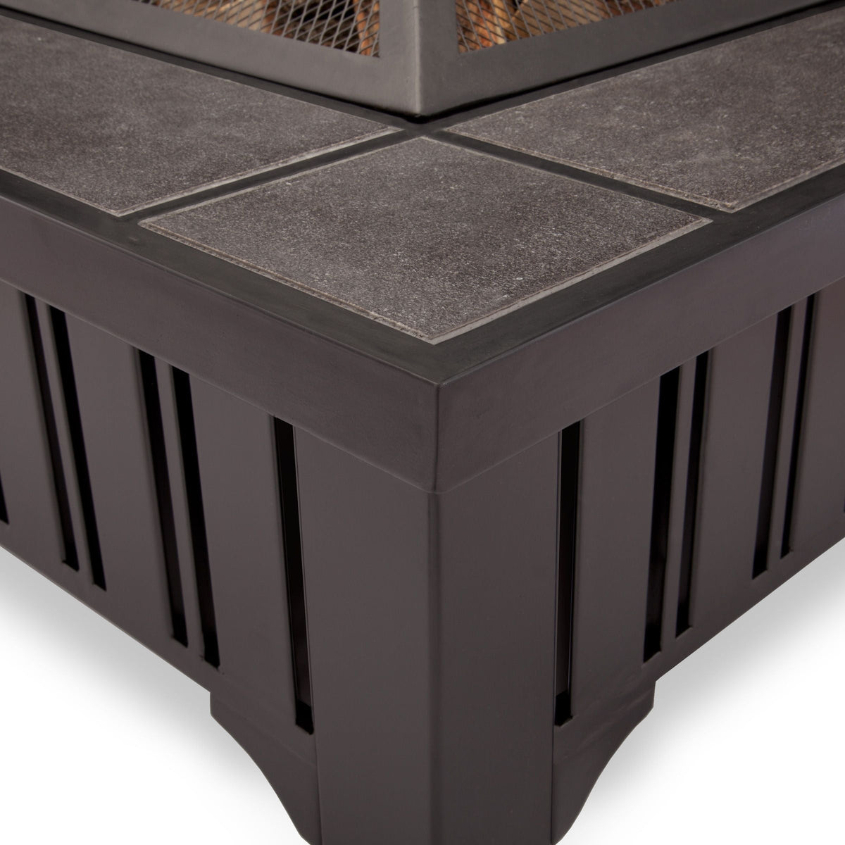 Square Wood Burning Fire Pit in Black, 34-in L6F2 - product image 4