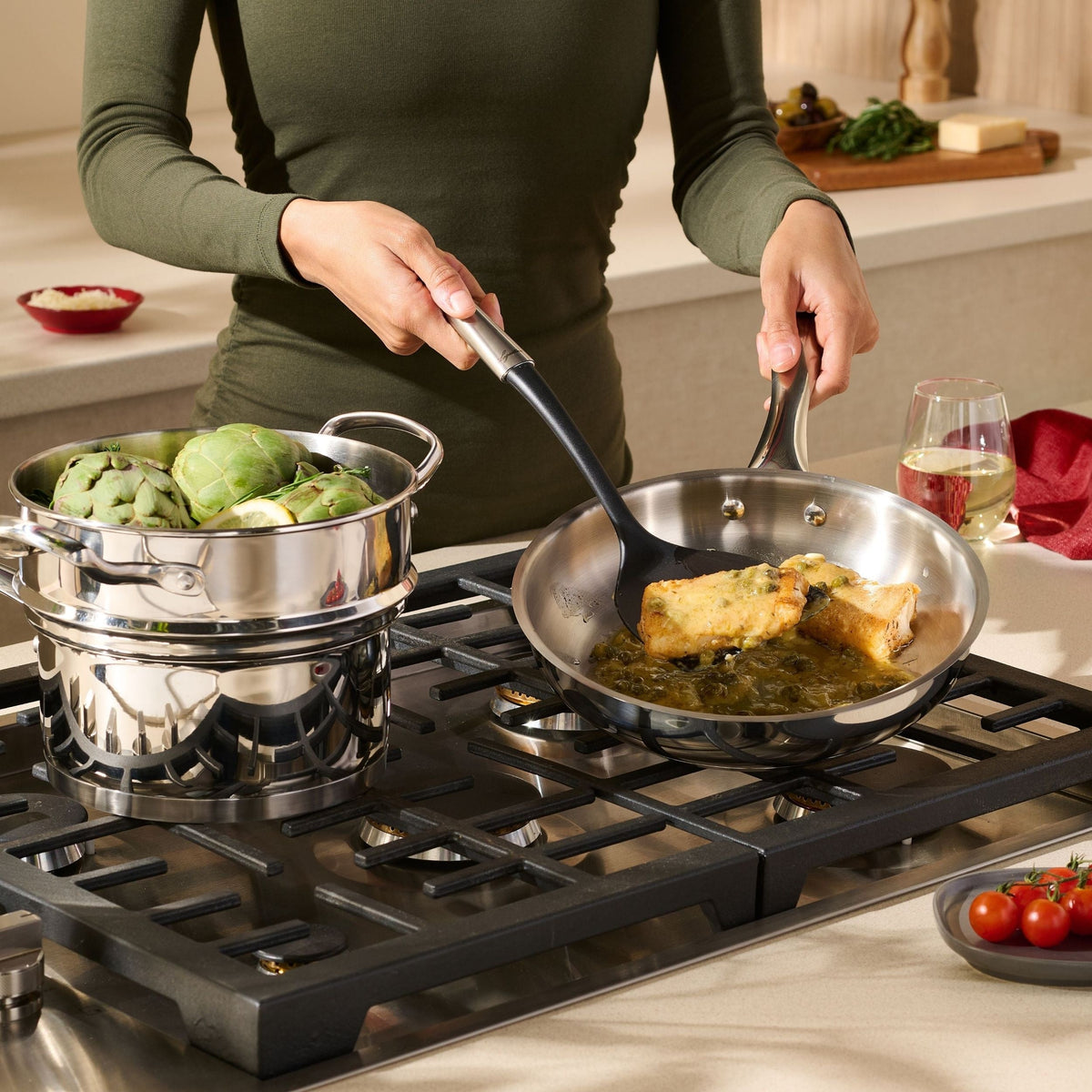 Avanti Stainless Steel Cookware Set, 9-pc M0S7 - product image 7